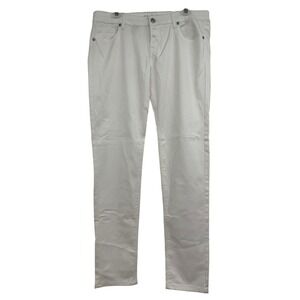 dELiA*s‎ Olivia Women's White Stretch Straight Leg Jeans 13 Preppy VTG Y2K Retro